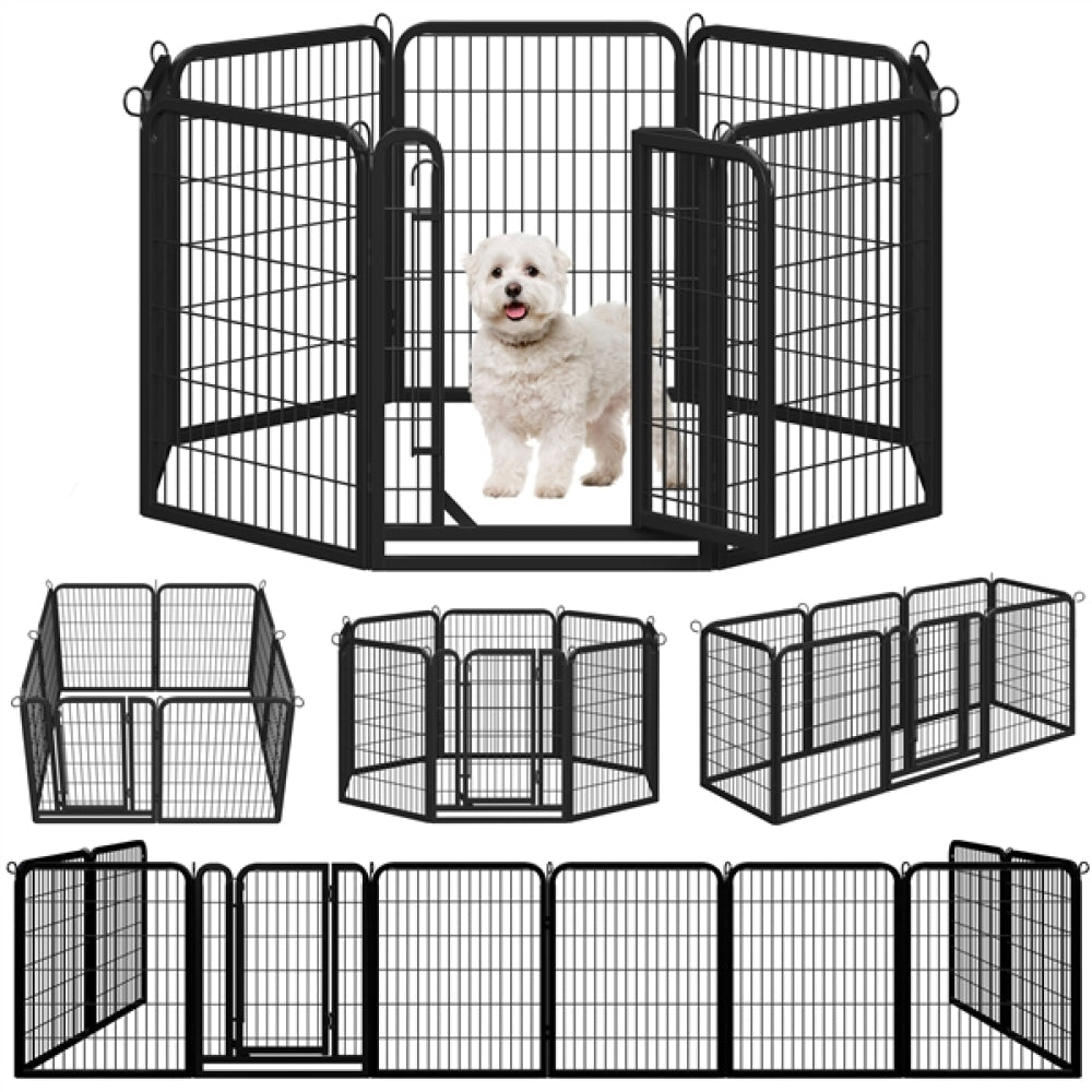 8 Panels Dog Playpen Dog Pen