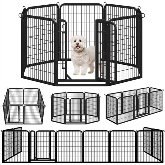 8 Panels Dog Playpen Dog Pen