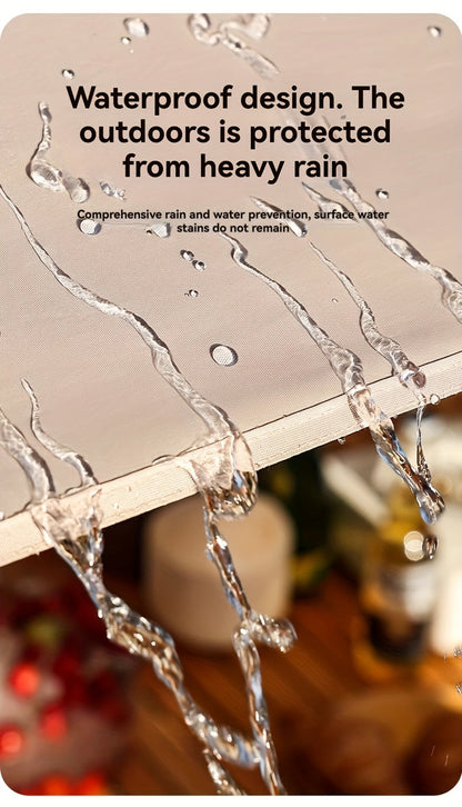 Family Tent Double Layers Waterproof Tent Manual pole setup  PU3000+