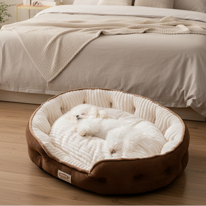 Dog Bed  80cm Large Dog Couch Thick & Warm