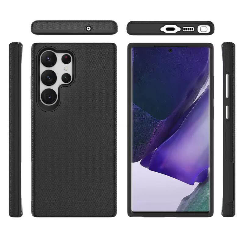 Military Shockproof TPU PC Dual Layer Triangle Compatible with Samsung A35 2024 Case