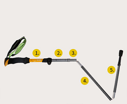 7075 Aluminium Trekking Poles with Quick Lock System LBDS4013