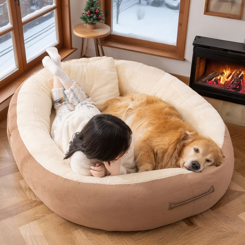Human Sized Cosy Dog Beds Washable