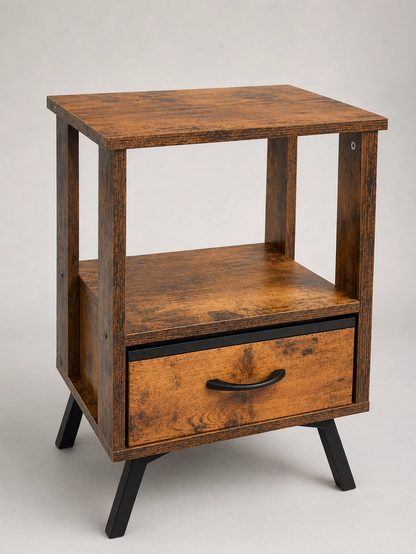 Bedside Table End Table for Bedroom Living Room Office