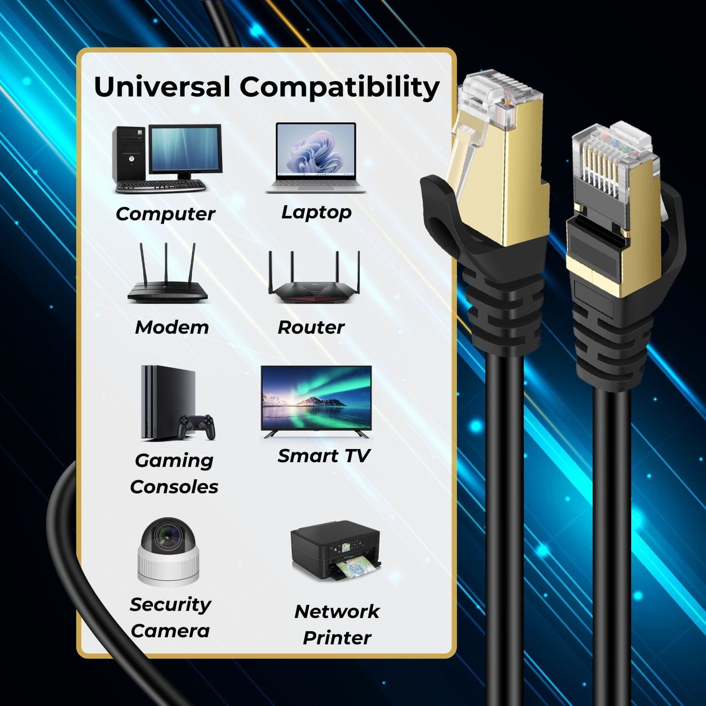 LAN Cable CAT 7 Ethernet Cable 20 Meter