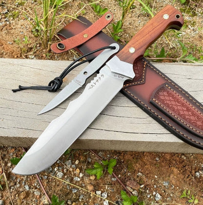 Outdoor Camping Hunting Dual Knife Set - Full Tang Fixed Blade