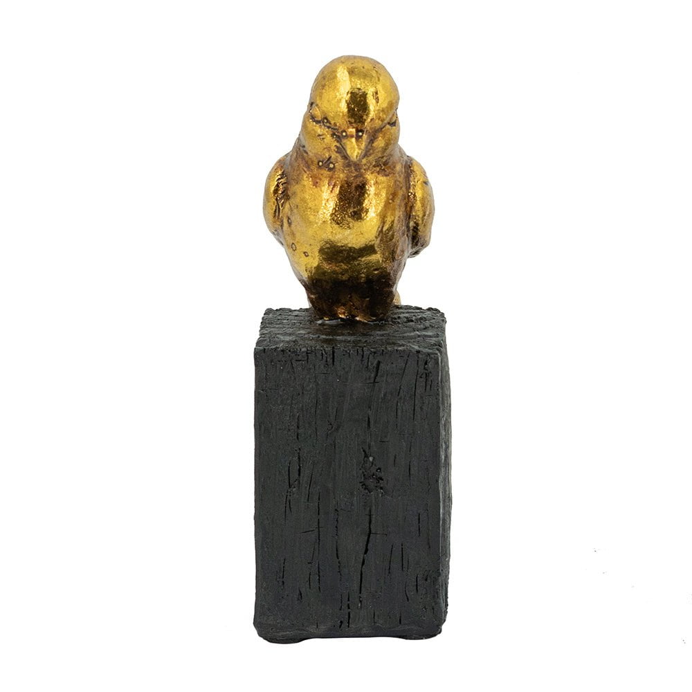Bird on Stand - Gold at online8 furniture store Auckland