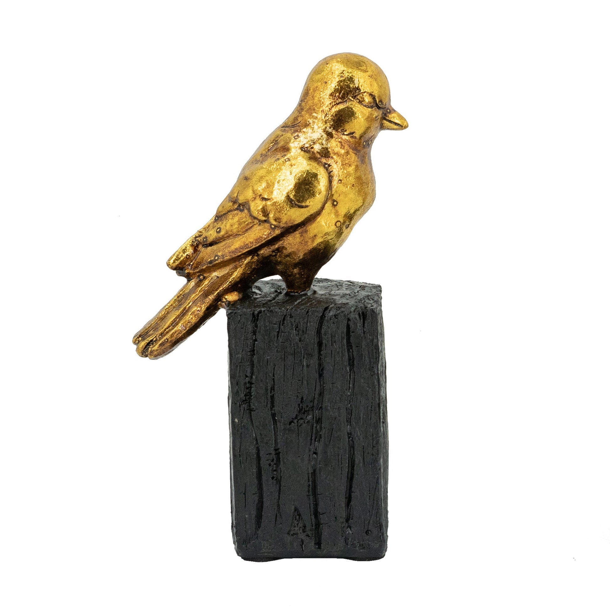 Bird on Stand - Gold at online8 furniture store Auckland