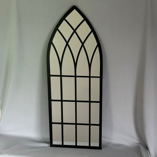 Black Metal Mirror - Indoor/Outdoor at online8 furniture store Auckland