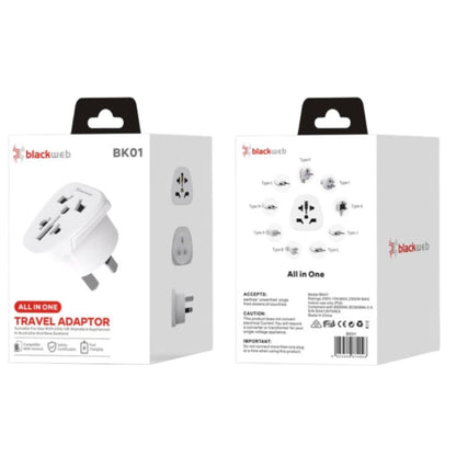 Blackweb All In One Travel Adapter BK01 Wall Plug (USA & UK to NZ & AUS)