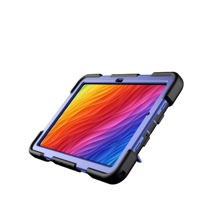 Samsung Galaxy Tab A9+ Plus Rugged Shockproof Case with Kickstand (Blue)