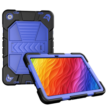 Samsung Galaxy Tab A9+ Plus Rugged Shockproof Case with Kickstand (Blue)