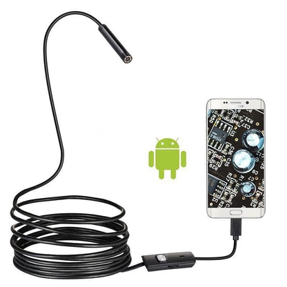 Borescope / Endoscope Camera - Android (Type C, Micro USB & Computer USB Ports)