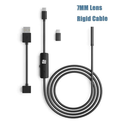 Borescope / Endoscope Camera - Android (Type C, Micro USB & Computer USB Ports)
