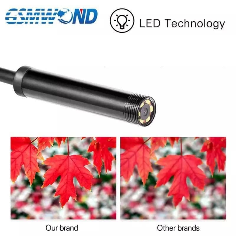 Borescope / Endoscope Camera - Android (Type C, Micro USB & Computer USB Ports)