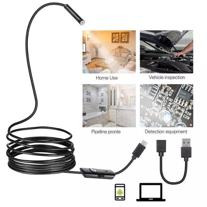Borescope / Endoscope Camera - Android (Type C, Micro USB & Computer USB Ports)