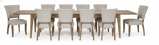 Bosquet Double Extension Dining Suite - 10 Seater at online8 furniture store Auckland