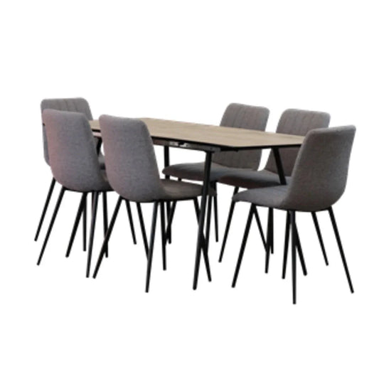 Boston Extendable Dining Suite 6 Seater at online8 furniture store Auckland