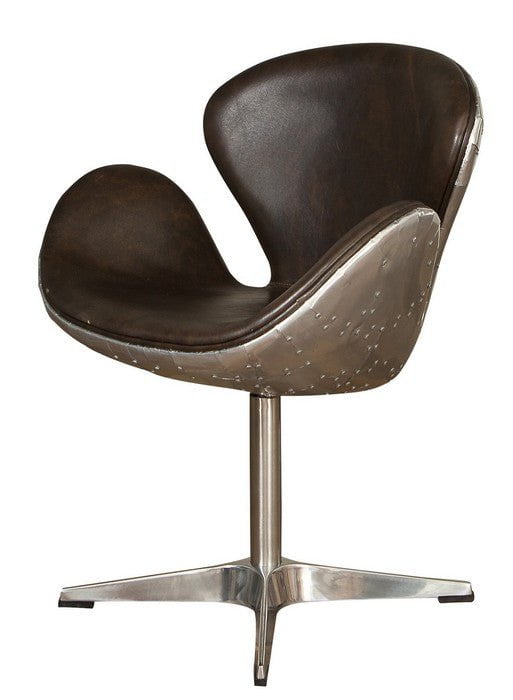 Boston Swivel Chair Java Black at online8 furniture store Auckland