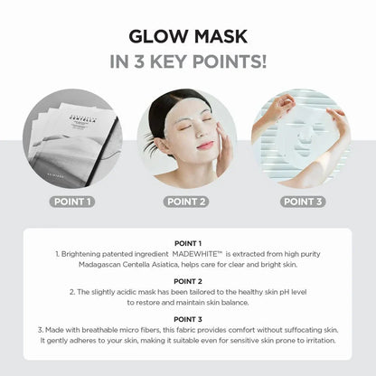 SKIN1004 Madagascar Centella Tone Brightening Glow Mask (5 Pack)