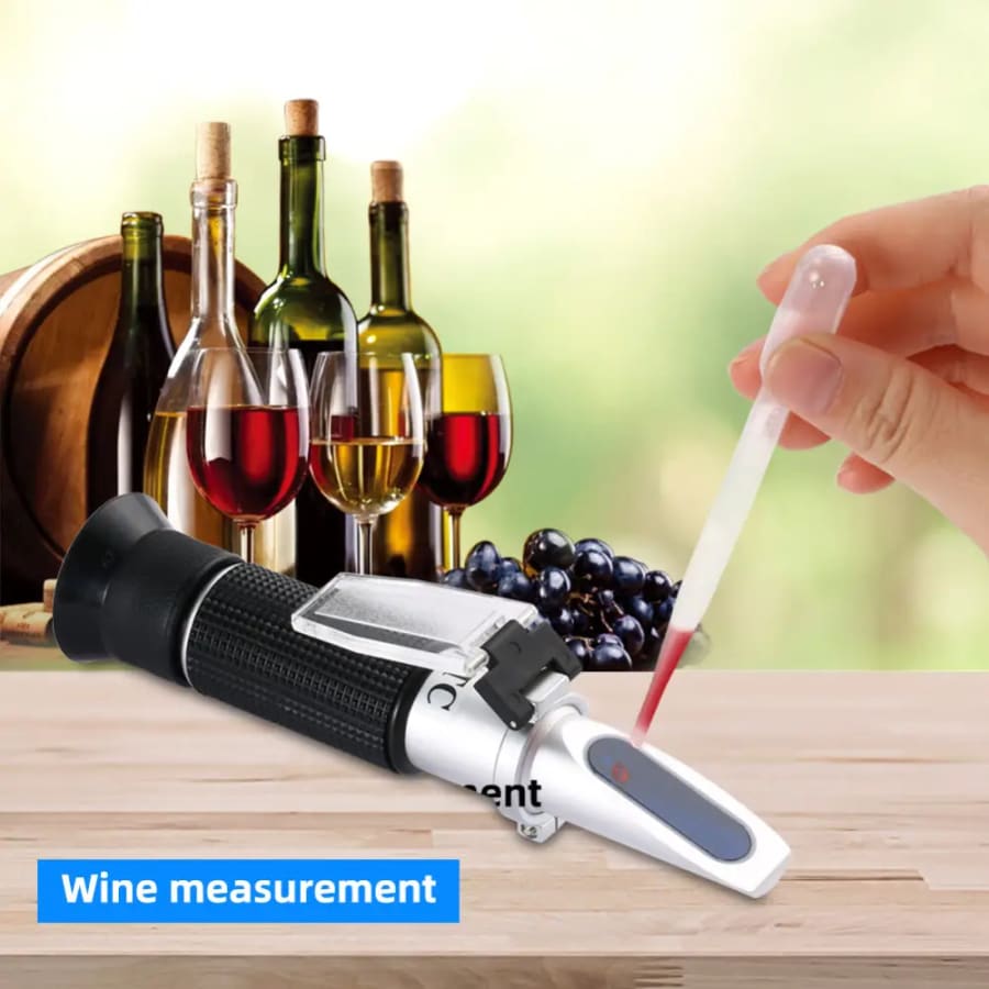 Refractometer - Sugar & Alcohol Dual Measure Refractometer (0-40% / Brix 0-25%)