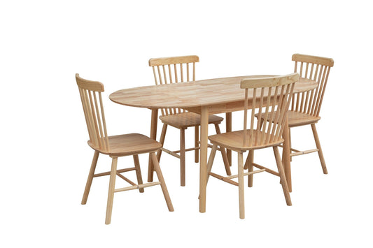 Bro Deals Kitchen & Dining Furniture Sets Orlando Drop Leaf Dining Table with 4 Chairs