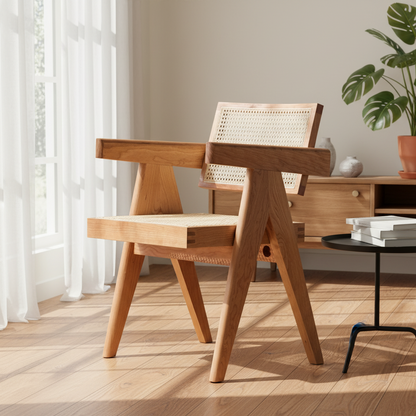 Liverpool Rattan Armchair | Dining Chair - Natural