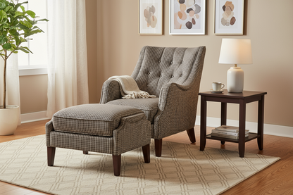 Leisure Armchair and Ottoman