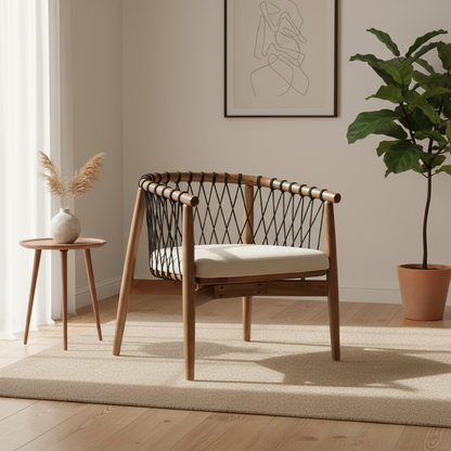 Rope Armchair - American Ash