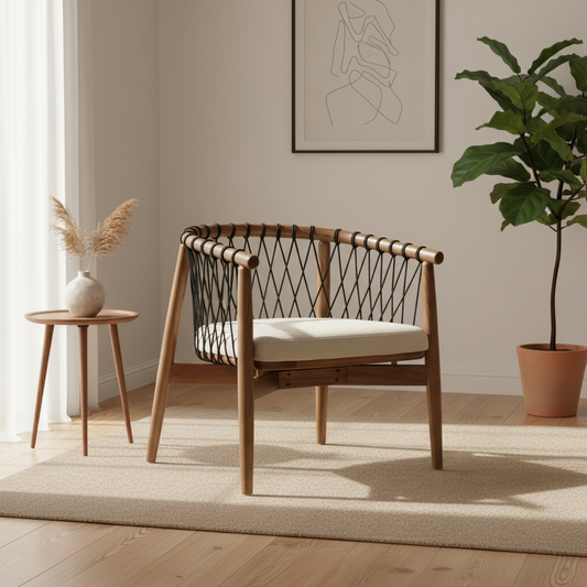 Rope Armchair - American Ash