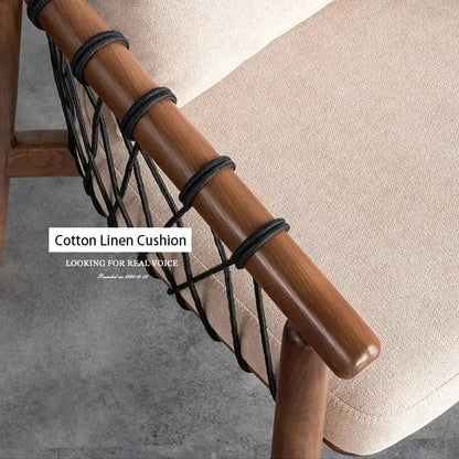 BroDeals Arm Chairs, Recliners & Sleeper Chairs Rope Armchair - American Ash