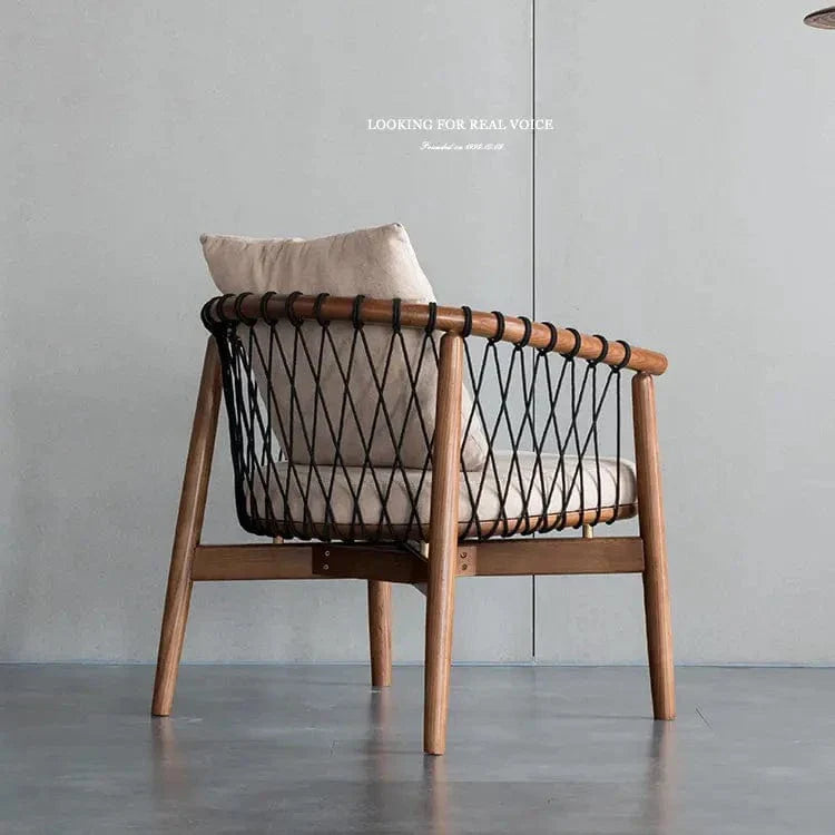 BroDeals Arm Chairs, Recliners & Sleeper Chairs Rope Armchair - American Ash