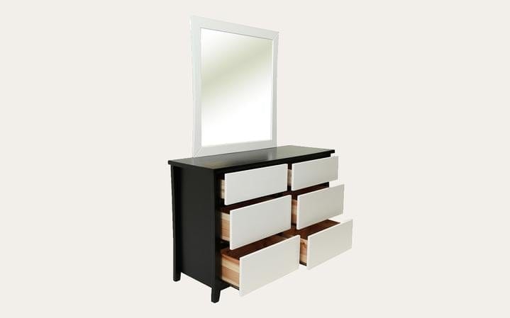 BroDeals Bedroom Furniture Sets Patrick Dresser with Mirror