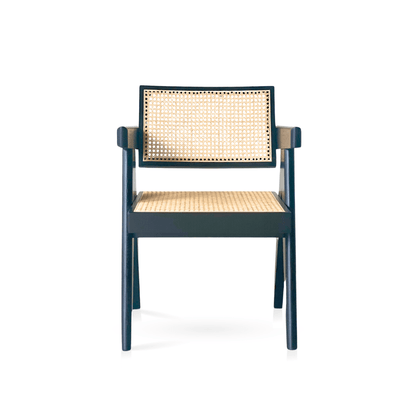 BroDeals Dining Chair Liverpool Rattan Armchair | Dining Chair - Black