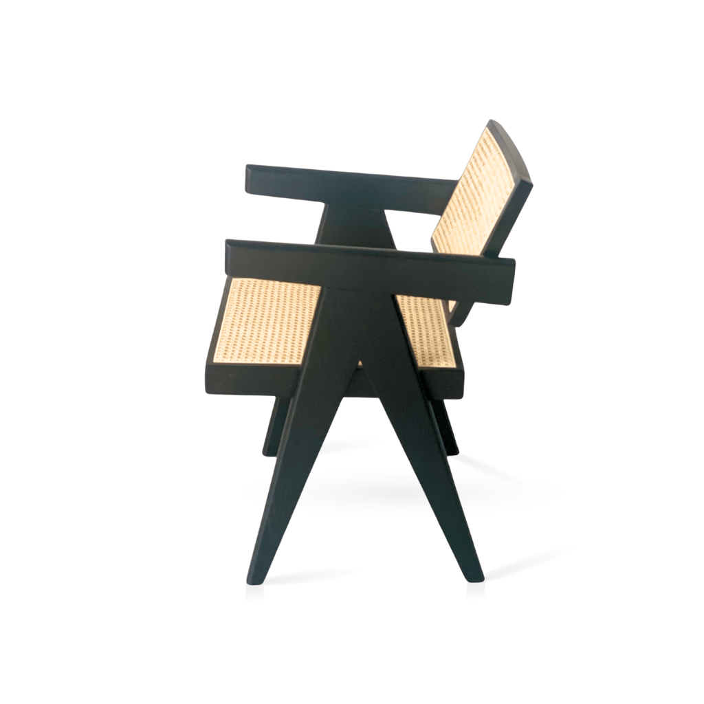 BroDeals Dining Chair Liverpool Rattan Armchair | Dining Chair - Black