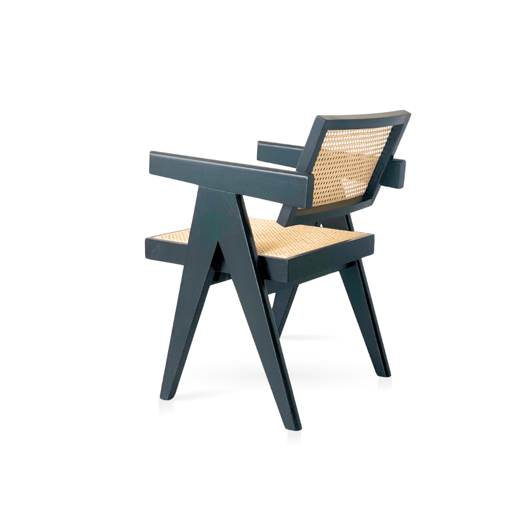 BroDeals Dining Chair Liverpool Rattan Armchair | Dining Chair - Black