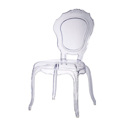 BroDeals Kitchen & Dining Room Chairs 1 Chair Clear Louis Dining Chair Indoor/Outdoor