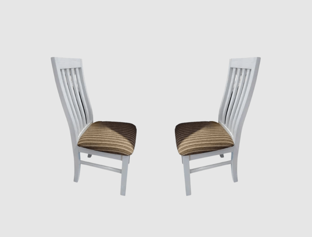 BroDeals Kitchen & Dining Room Chairs Ashland Dining Chairs Set of 2- FABRIC PAD
