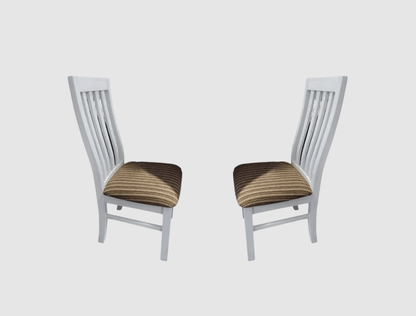BroDeals Kitchen & Dining Room Chairs Ashland Dining Chairs Set of 2- FABRIC PAD