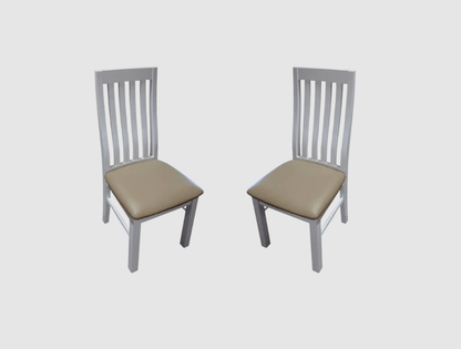 BroDeals Kitchen & Dining Room Chairs Ashland Dining Chairs Set of 2 -PU PAD