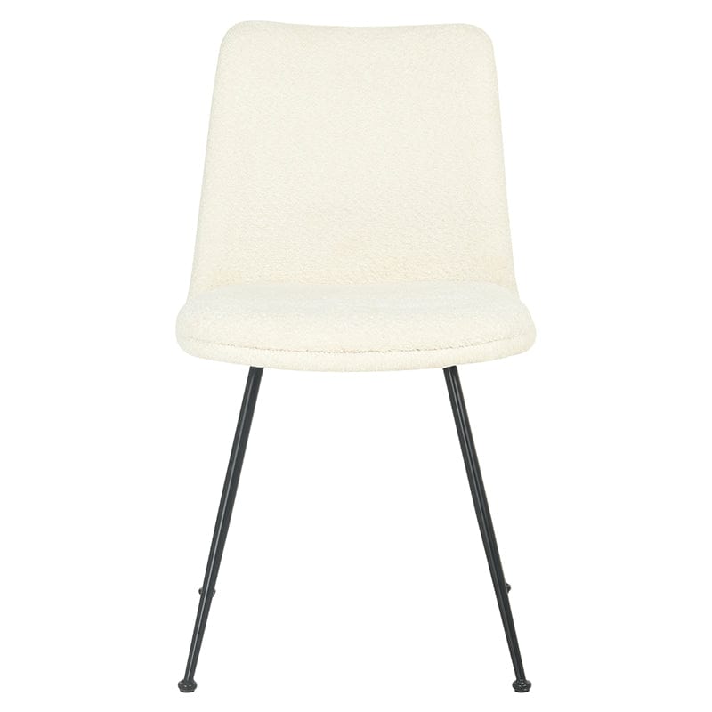 BroDeals Kitchen & Dining Room Chairs Boucle Dining Chair - Ivory