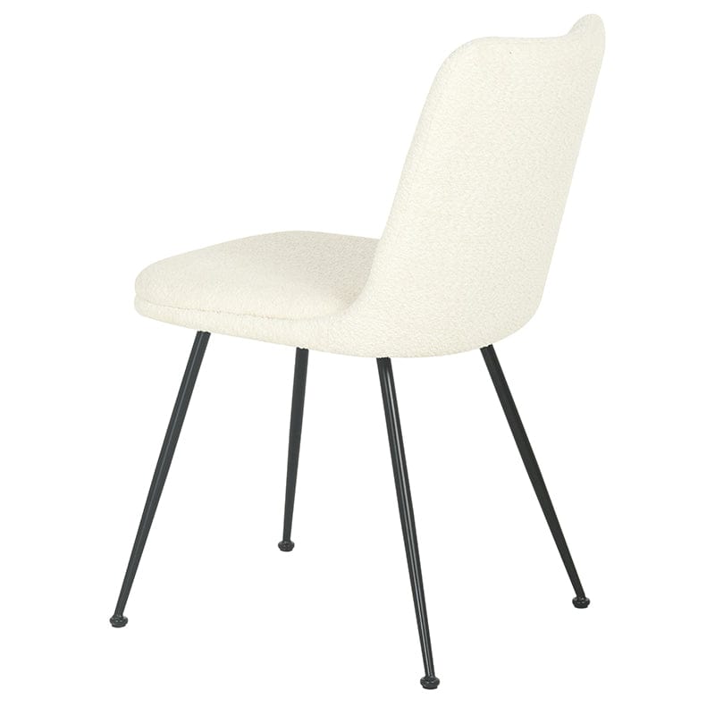 BroDeals Kitchen & Dining Room Chairs Boucle Dining Chair - Ivory