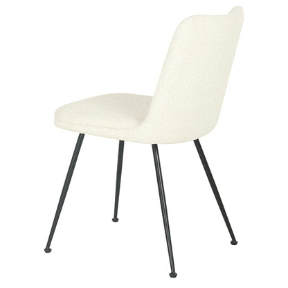 BroDeals Kitchen & Dining Room Chairs Boucle Dining Chair - Ivory