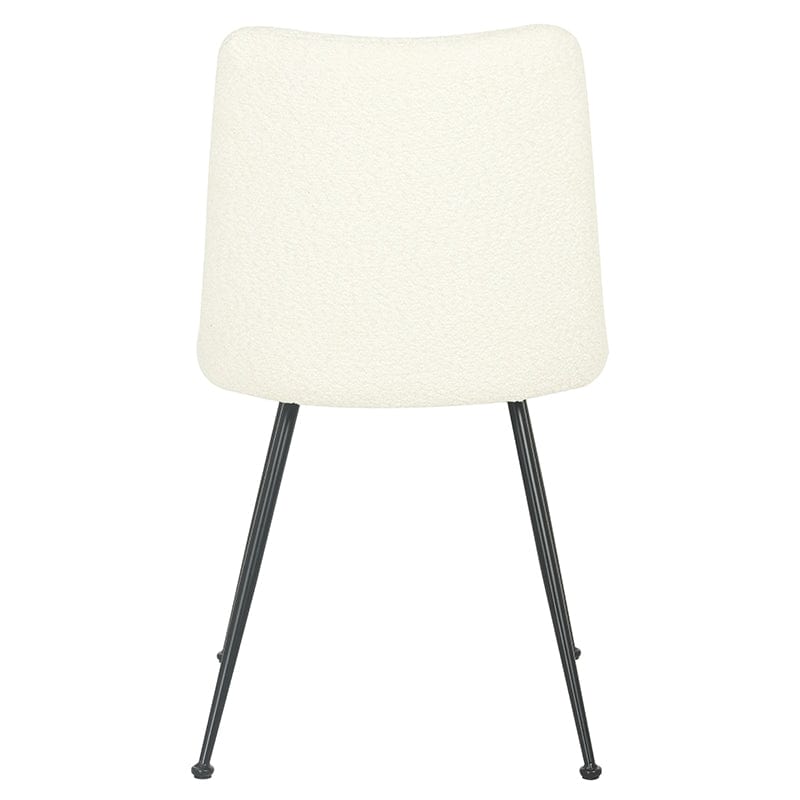 BroDeals Kitchen & Dining Room Chairs Boucle Dining Chair - Ivory