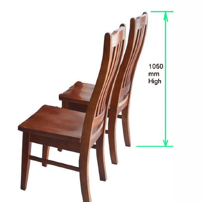 BroDeals Kitchen & Dining Room Chairs Pine Dining Chair - Warm Honey