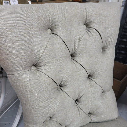 BroDeals Kitchen & Dining Room Chairs Tufted Back Dining Chair