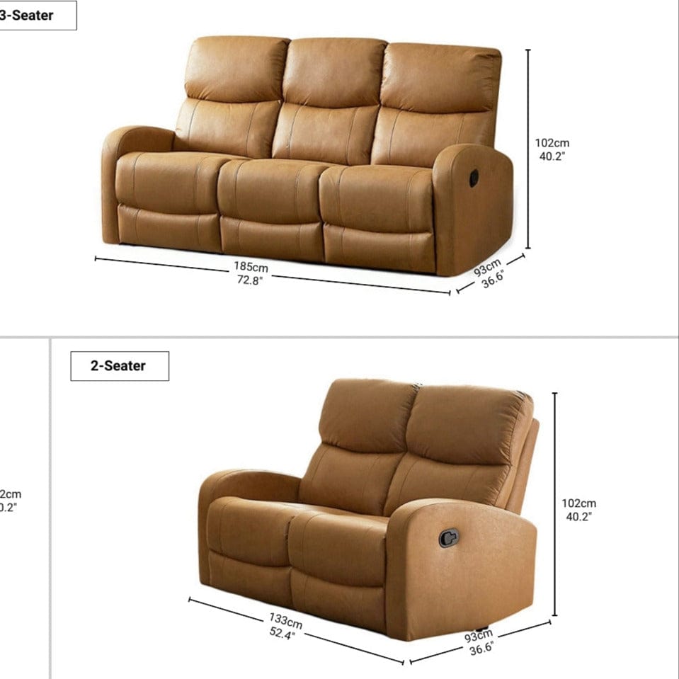 BroDeals sofa Ruth Manual Recliner 3+2 Seater Sofa