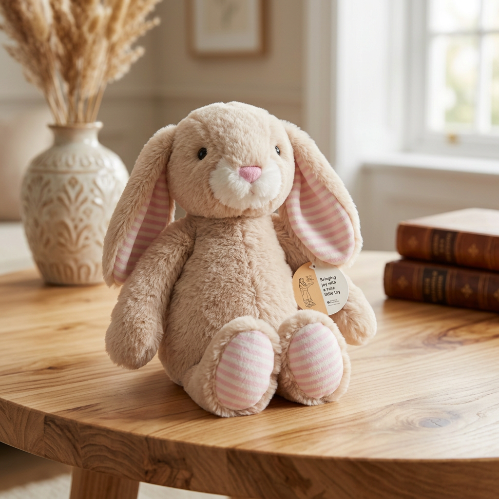 Congratulations Plush Bunny Treat Gift Box