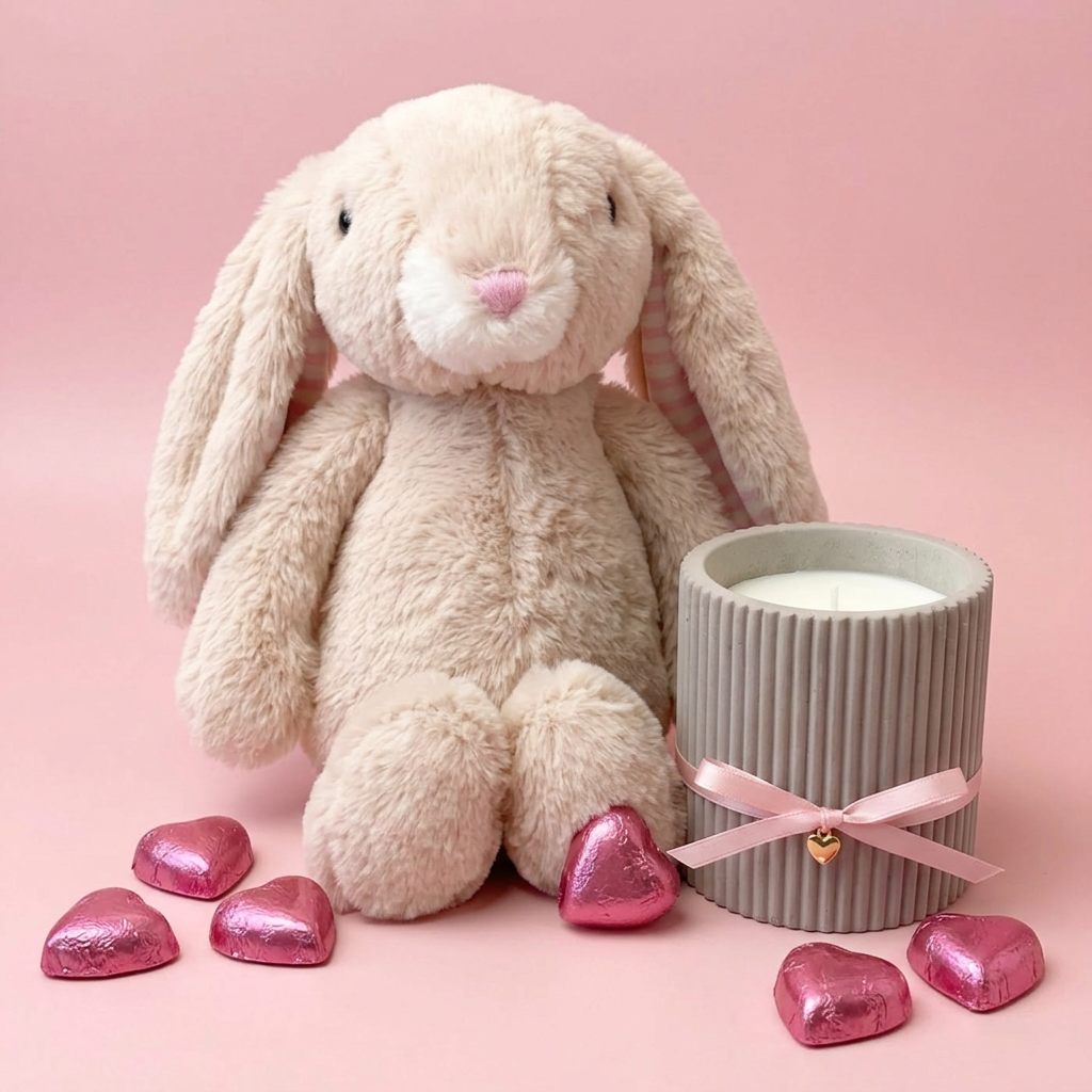Plush Bunny Gift Hamper for a Newborn