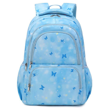 Purple & Pink School Bag for Girls & Kids Backpack | Butterfly